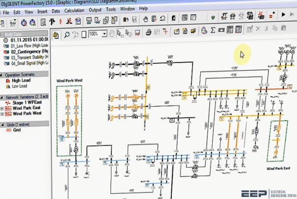 software electrical design analysis simulation transmission distribution networks 1