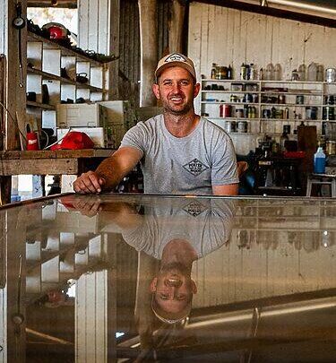 384808 from the shed to the dining room long retired wool sorting tables given new life and purpose