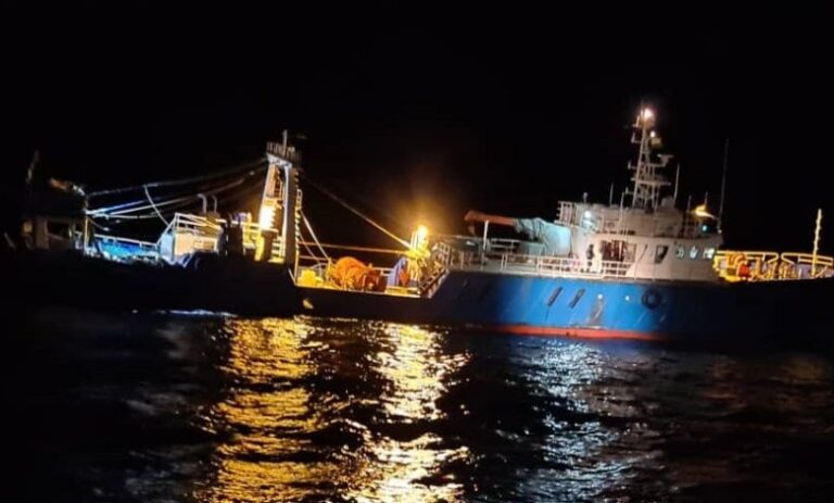 BREAKING NEWS: The Nigerian Navy intercepts a vessel carrying 2 million litres of stolen fuel to Benin Republic.