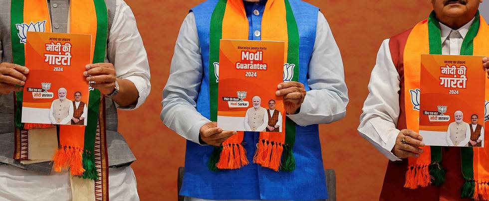 Modi’s BJP promises jobs, common civil code in manifesto for India election