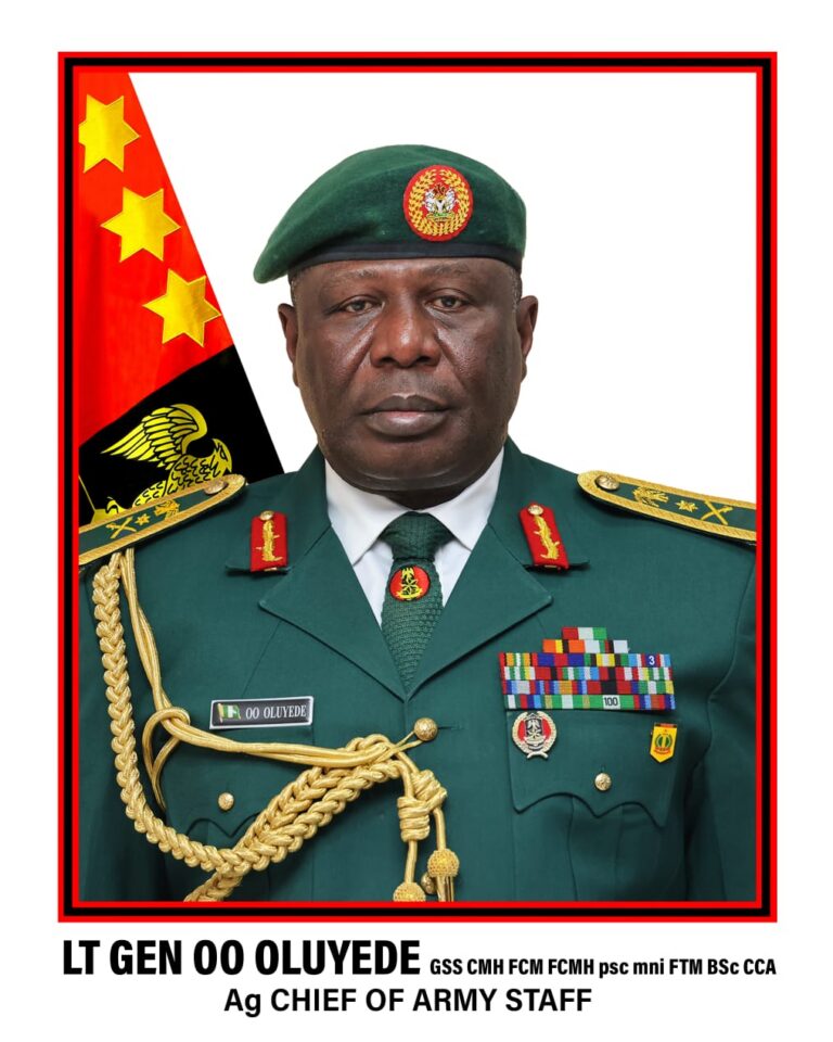 COAS Reshuffles Nigerian Army High Command, Appoints New GOCs, Commandants
