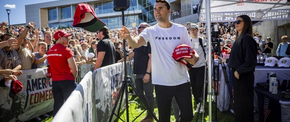 Conservative activist Charlie Kirk fatally shot at Utah college event; shooter in custody, FBI says
