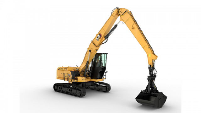 Advanced technology on Cat’s new material handler offers more precision in hard-to-reach applications