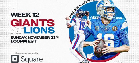 New York Giants vs. Lions: Live coverage, injury news, and highlights