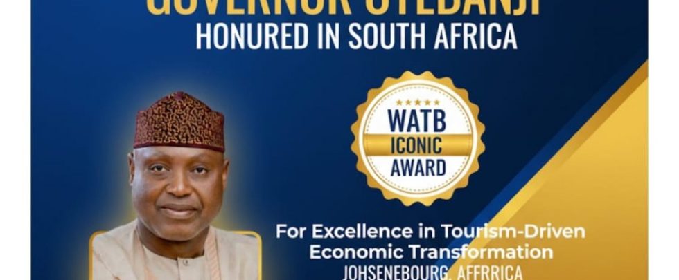 Breaking News:  Gov Oyebanji Bags Tourism Excellence Award in South Africa