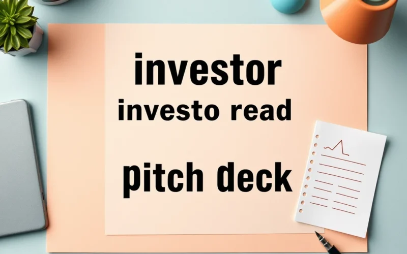 I will create an investor ready pitch deck design cover