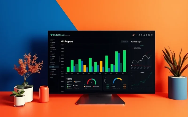 I will build a business KPI dashboard cover