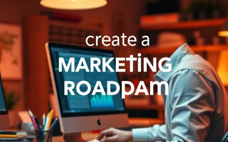 I will create a marketing automation roadmap cover