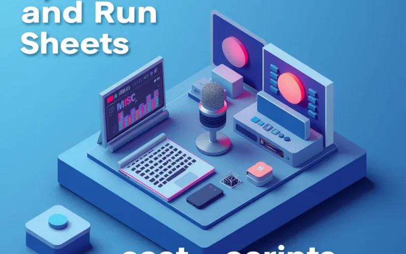 I will write podcast episode scripts and run sheets cover